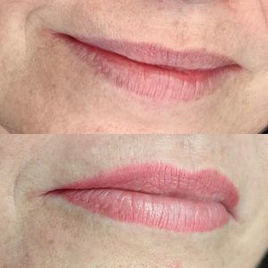 Permanente make up lippen