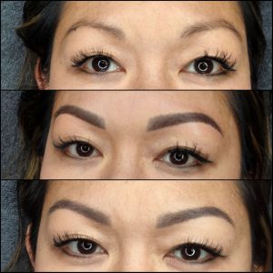 Permanente make-up wenkbrauwen