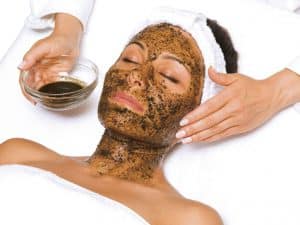 Kruidenpeeling gezicht